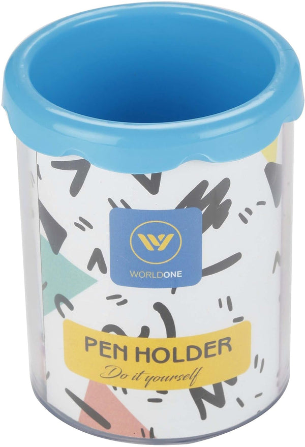 Worldone DIY Double layer Tumbler Pen Holder for multipurpose storage and organisation, Set of 1
