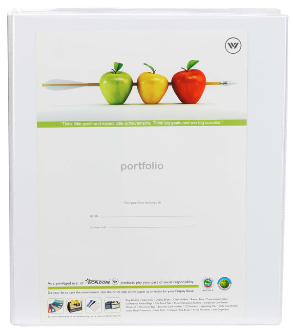 2D PVC Ring Binder With Front Full Pocket 40MM Ring