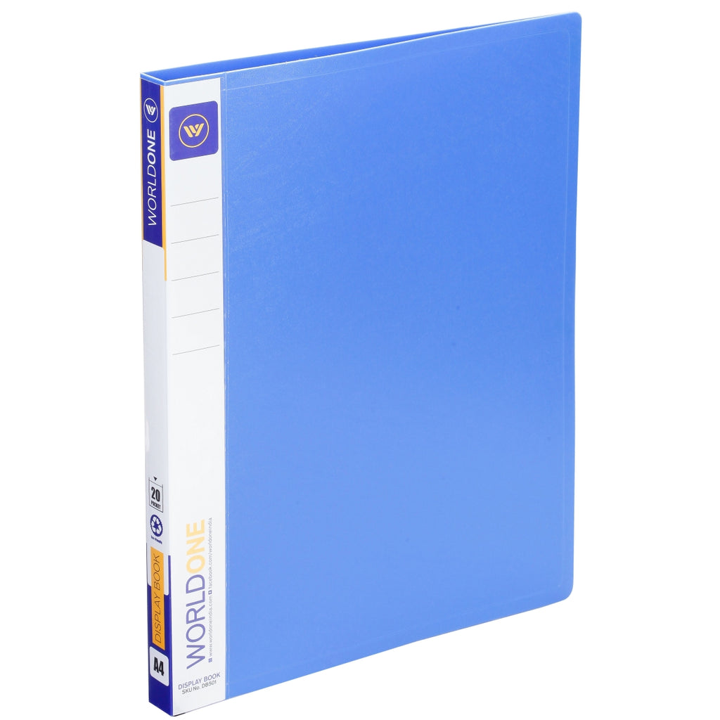 Display Book with 40 Pockets and Classification Label