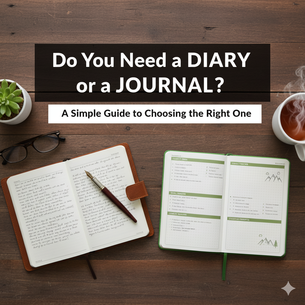 Do You Need a Diary or a Journal? A Simple Guide to Choosing the Right One