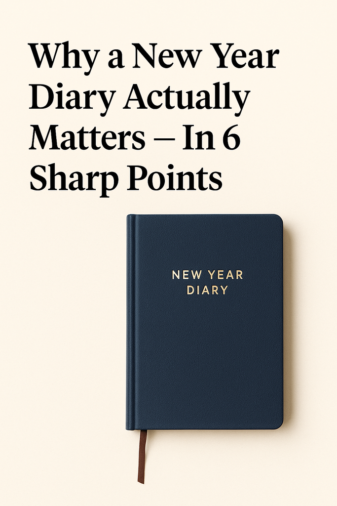 Why a New Year Diary Actually Matters — In 6 Sharp Points