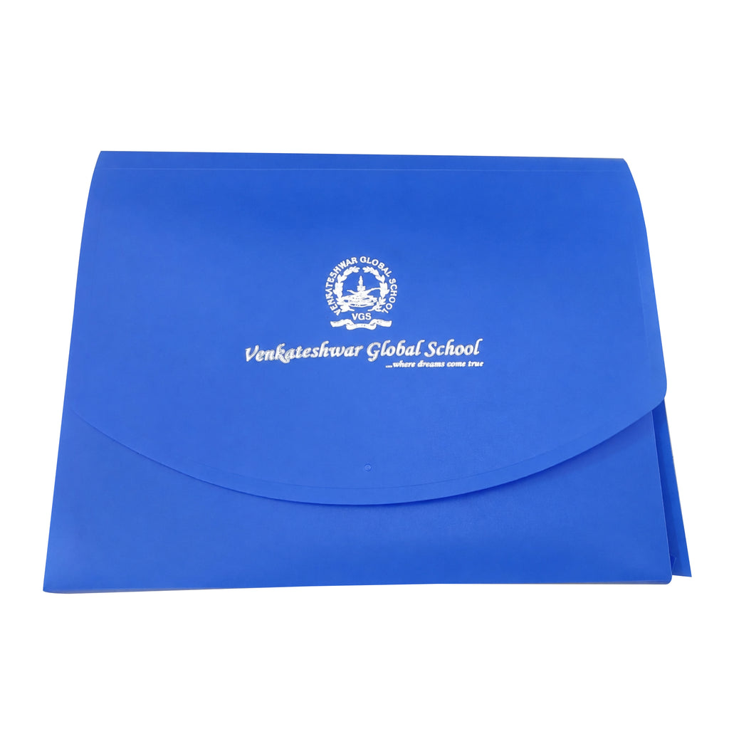 Flexi Document Bag | 0.4 mm PP Material | Expandable File Folder with Velcro Flap |  Durable Organizer for Office, School & Travel