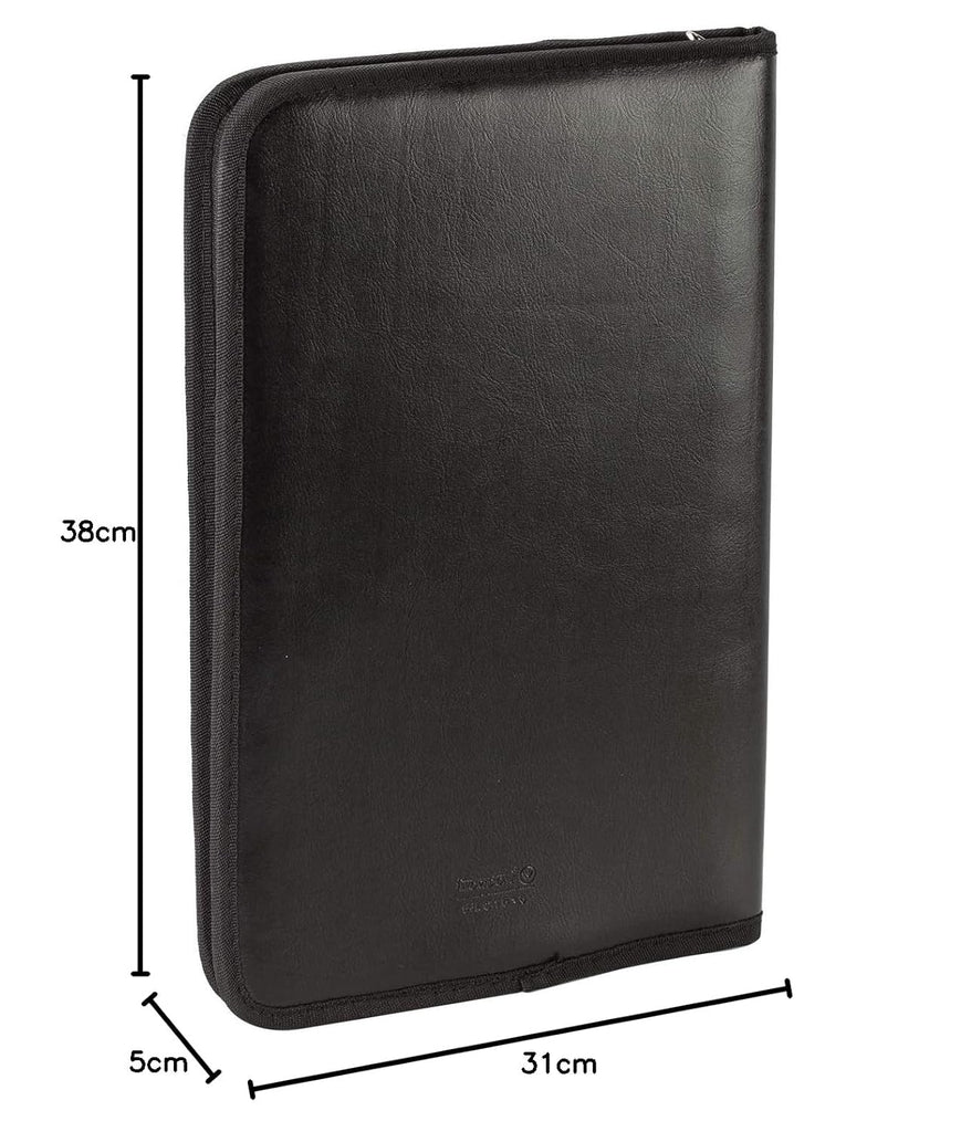Worldone Portfolio Display Book Folder Zipper closed with 20