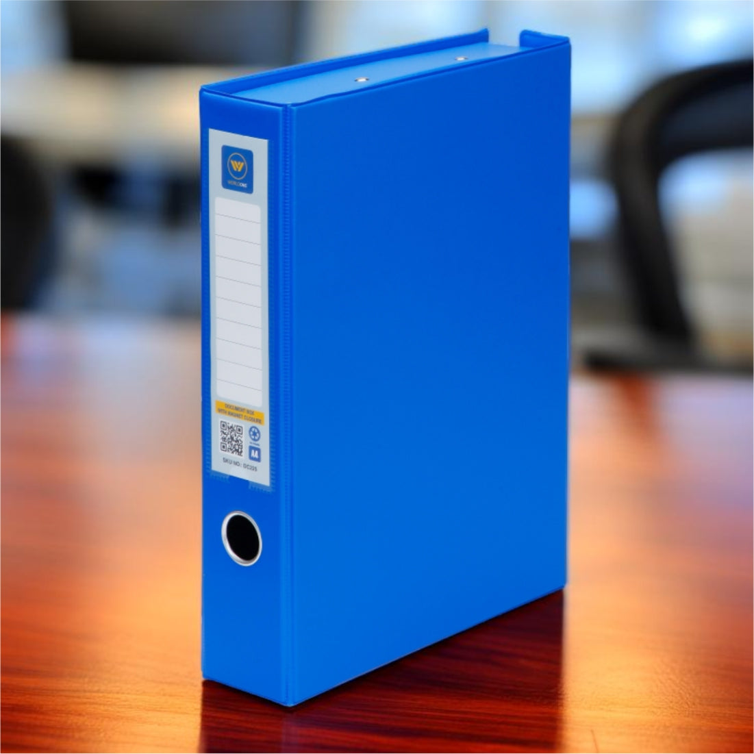 Worldone Box File with Magnetic Button Closure, Spine for Easy Classif ...