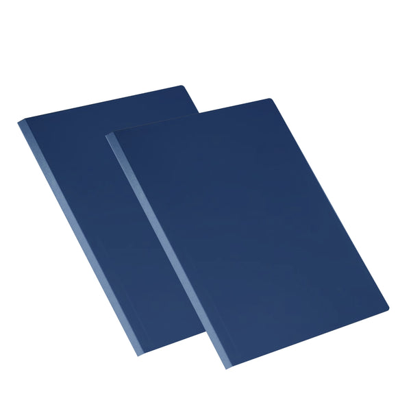 Worldone A4 Conference Folder | Velcro Closure, Pen Holder, Writing Pad Slot, and Inner Pocket for Loose Papers | Ideal for Reports and Presentations | Color Blue