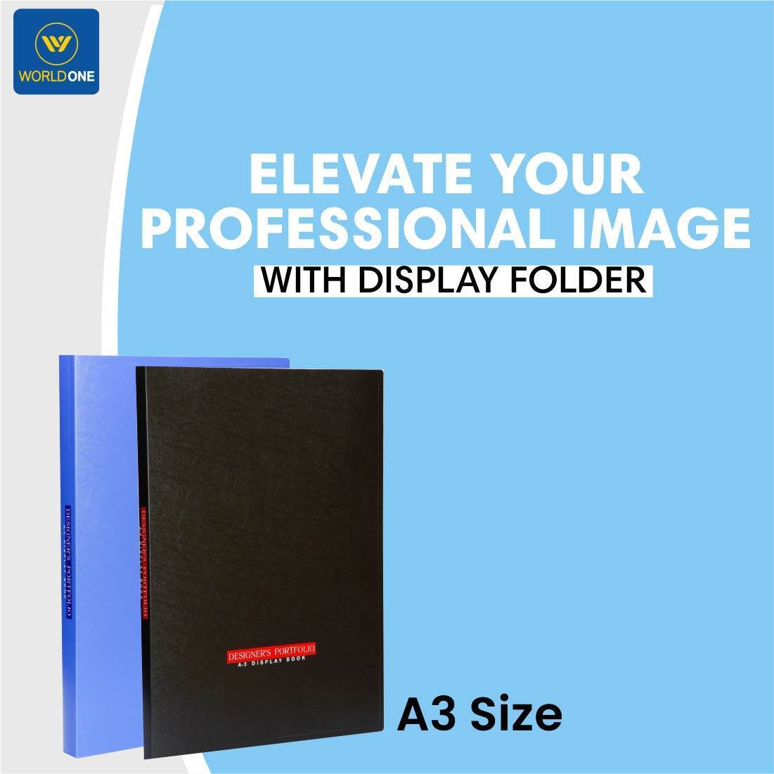 Worldone A3 Size (Approx Double of A4-photocopy Paper) 1.2mm Virgin PP ...