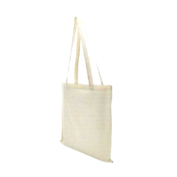 Worldone Natural White Cotton Shopping Bag (37 x 40 cm) | 150 GSM Reusable Cotton Tote Bag with Long Handles | Eco-Friendly Carry Bag for Grocery, Office, Travel & Daily Use | Pack of 5