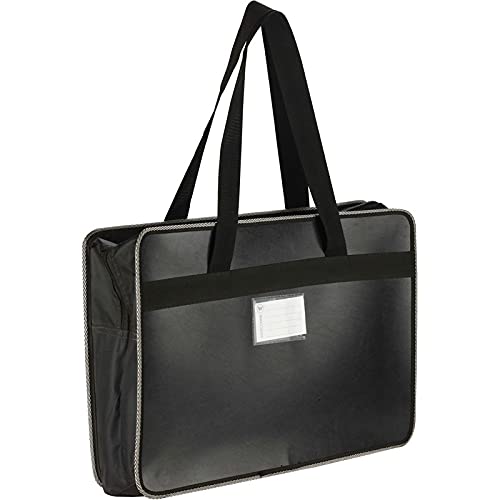 A3 Portfolio Zippered Waterproof Business Document Bag for Multi-Purpose  Usage Use for Files Folder Good in Meeting (Black) : Amazon.in: Office  Products
