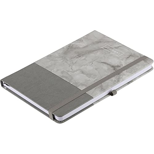 Worldone PU Leather Finish, Card board Bound, 224 Acid Free-80gsm Pages, Executive Journal Notebook with Elastic Closure & Elastic Pen Loop