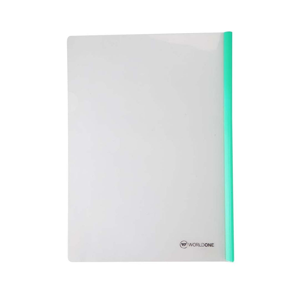 Worldone Slider Grip Binder File for Documents,0.18mm PP Sheet, Hold Up to 30 Papers Capacity, No punch required, Report Cover for Resume Presentation File Folder Organizer, Assorted Colors, Size, A4, 2 Pack of 10 pieces total 20 pieces