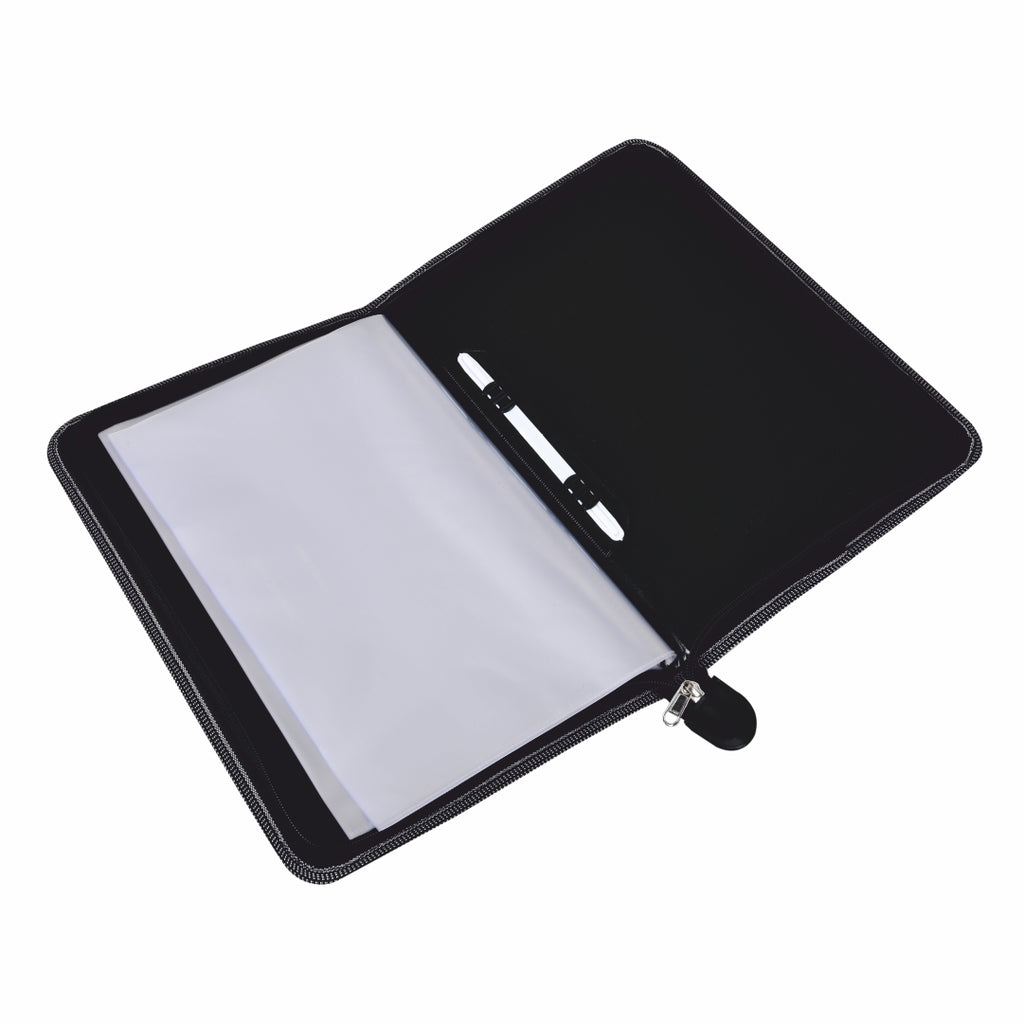 Worldone Portfolio Display Book Folder Zipper closed with 20