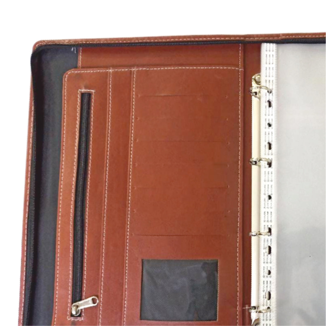 Executive Paper File Folder Worldone Executive Folder for Documents with 10 Leaves, 4 Rings Clip T ...