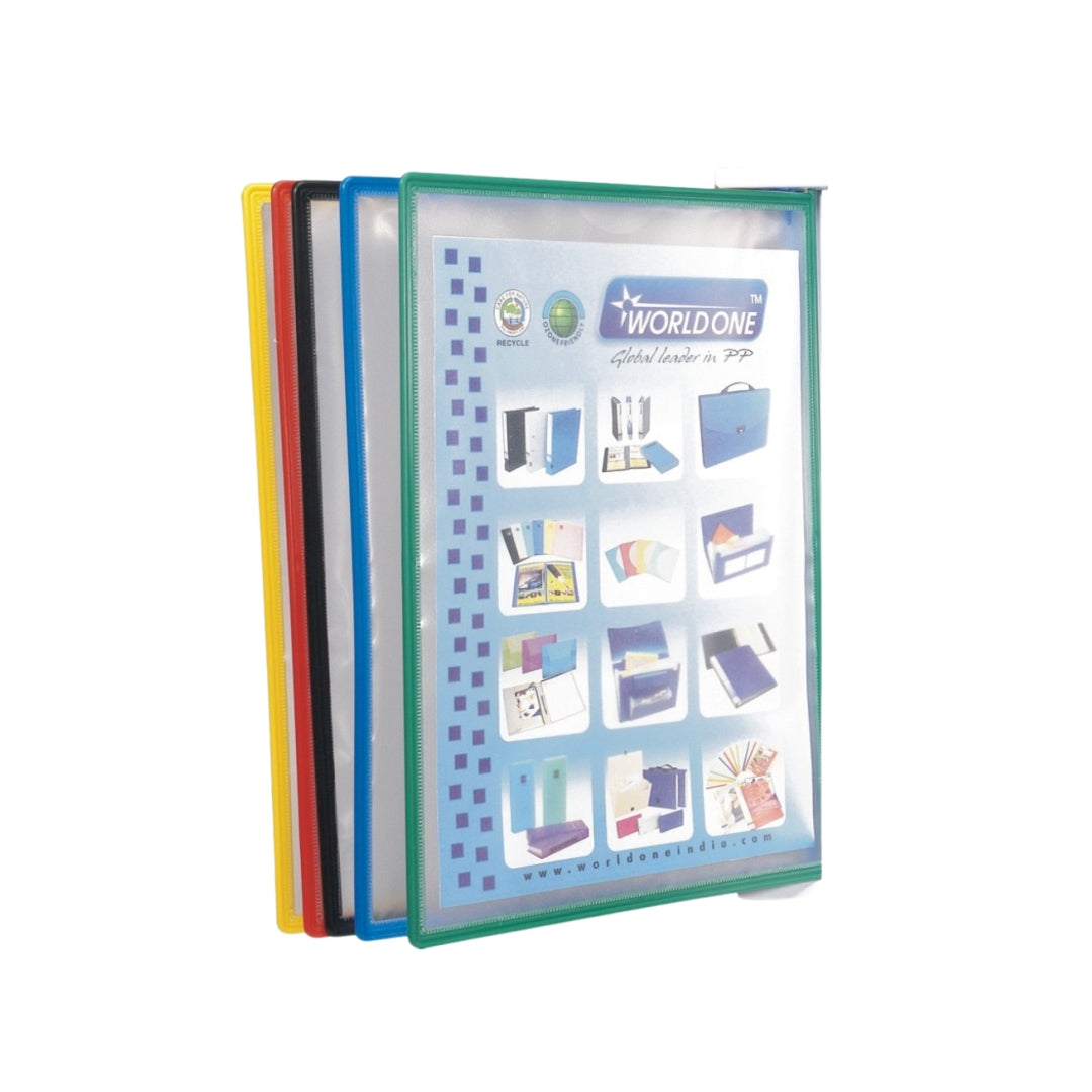 Worldone Wall Mount Hanging Display Pockets for Documents/ Notices, Bo ...