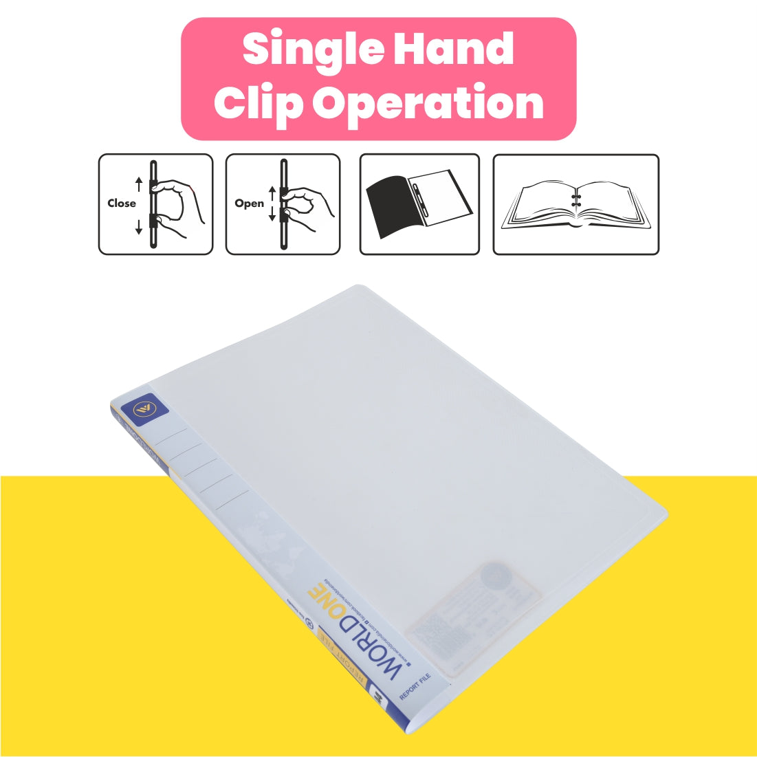 Worldone Sandy Report file for Documents with Spine Label for Easy Cla ...