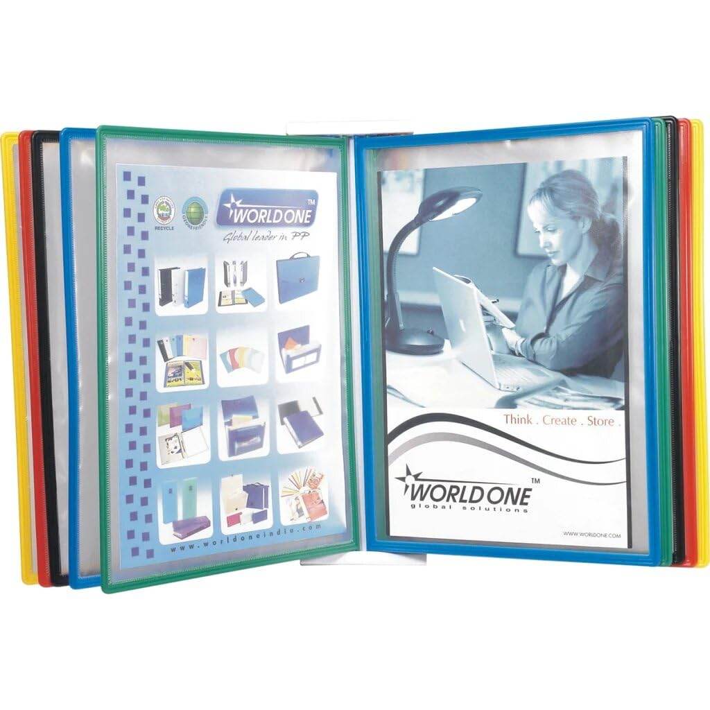 Worldone Wall Mount Hanging Display Pockets for Documents/ Notices, Bo ...