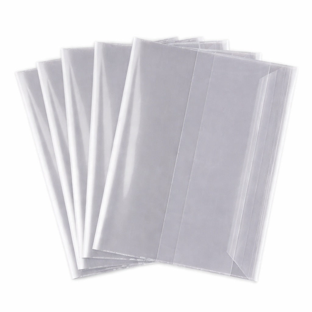WORLDONE Adjustable Book Cover  | Scratch Resistant Satin Finish | Tear Resistant Ultrasonic Sealed Pockets | Strong Sealing Tape | Set of 3 Packet (3x10pcs)