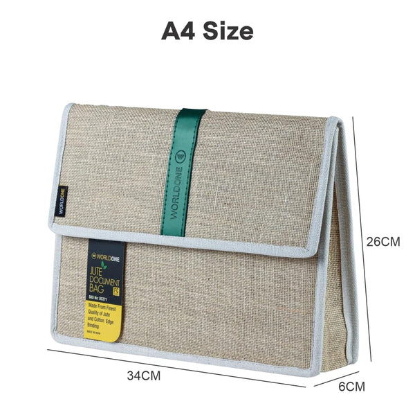 WorldOne Eco-Friendly Stationery Gift Set with Plantable Pens & Pencils, B5 size Craft Notebook, 10 Pastel Coloured Paper L Folders, a jute zipper pouch and sturdy A4 jute bag. Ideal for corporate gifting