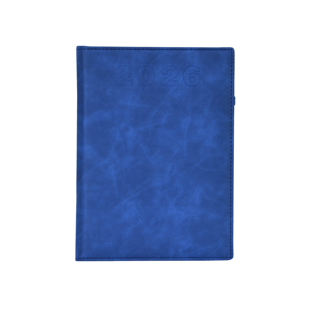 Worldone premium Pu (Faux leather) finish, Cardboard Bound Cover, Horizontal Ruled, New Year Diary 2026 with 432 pages of 64 gsm Paper, used as a Planner/ Organiser/ Journal, Size B5 (Nescafe) - Worldone India Shoppe