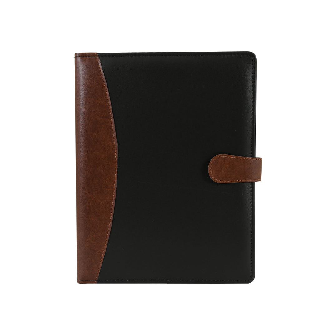 Worldone Premium Display Book Folder with Button Closure, Durable Document Organizer for Office, School & Meetings