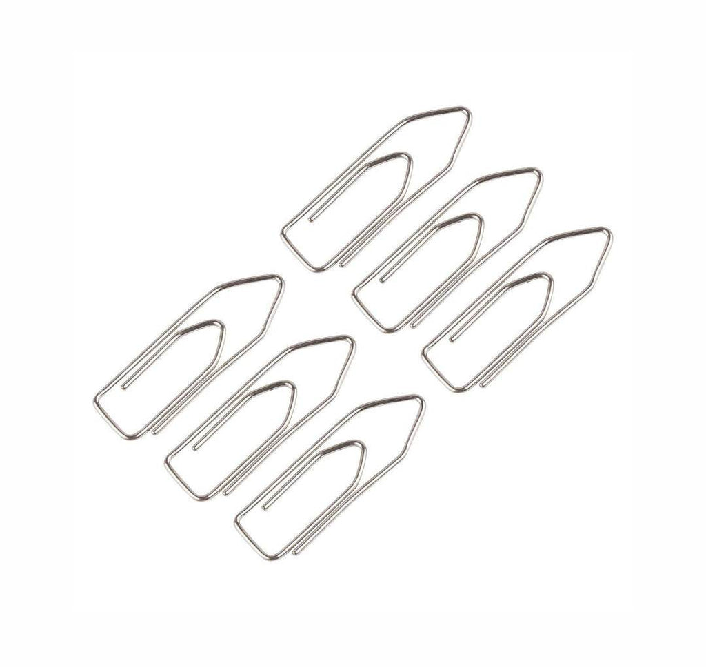 Worldone Metal Paper Clip, Gem U Clip, Steel Clip for Paper Arrangement in Office and School Projects, 30 mm, 60 Pieces - Worldone India Shoppe