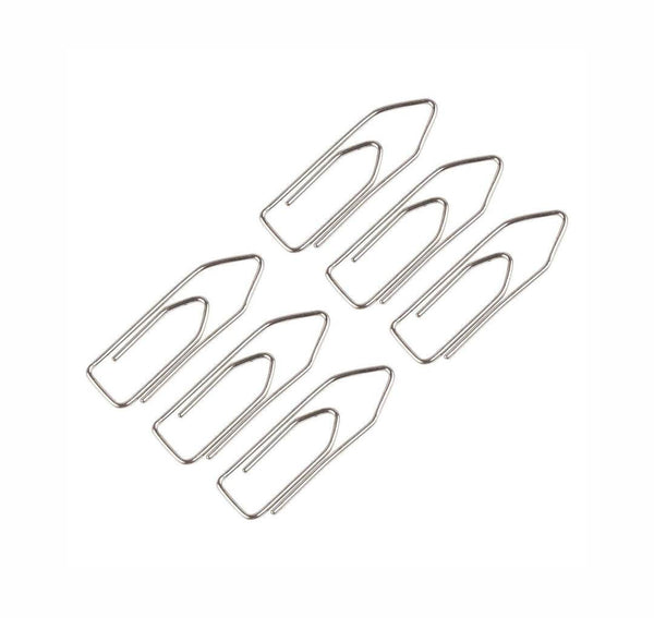 Worldone Metal Paper Clip, Gem U Clip, Steel Clip for Paper Arrangement in Office and School Projects, 30 mm, 60 Pieces - Worldone India Shoppe