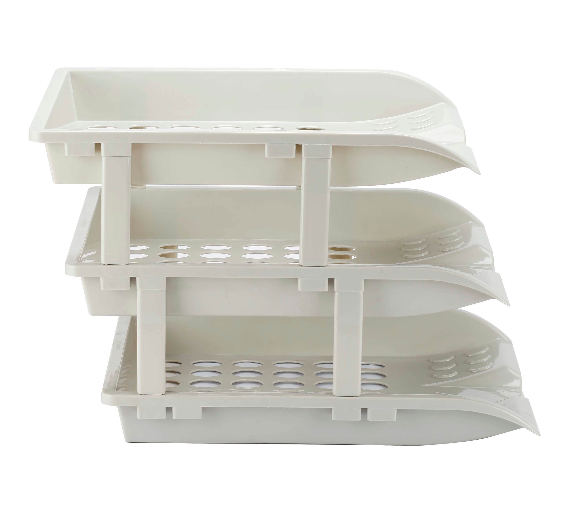 Worldone 3 Tier Paper Tray for office Desk Accessories Organizer, Dura ...