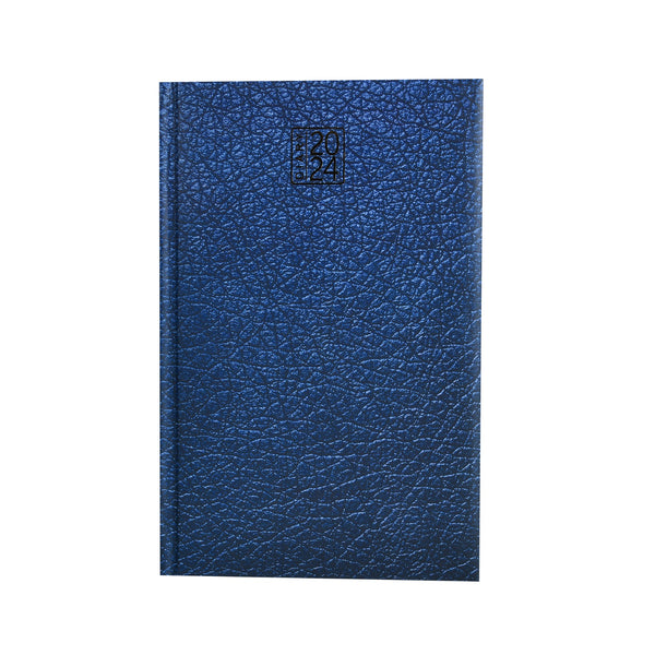 Worldone premium Pu finish Cardboard Bound Cover Horizontal Ruled Journal New Year Dairy 2024 with 320 pages of 60 gsm Paper, used for writing quick notes in offices, conferences, appointments, Used as a Planner and Organiser, Color Assorted, Size Nescafe