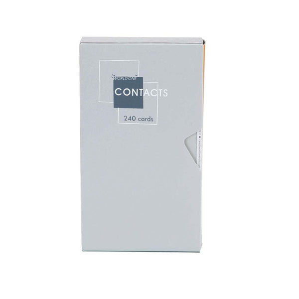 Worldone 240 Visiting Card Holder with Protective Case and Classification Label | Durable, Compact and Professional