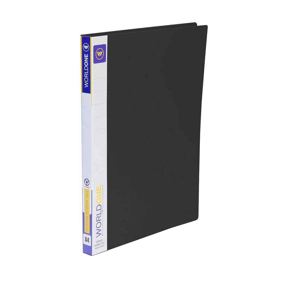 Worldone Spring Kobra File with Half Pocket on Inside Cover, Spine Lab ...