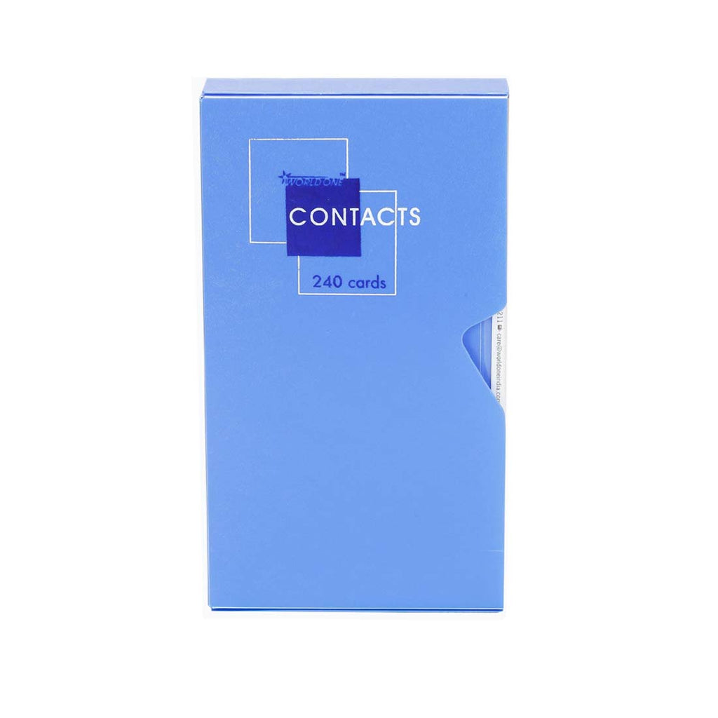 Worldone 240 Visiting Card Holder with Protective Case and Classification Label | Durable, Compact and Professional