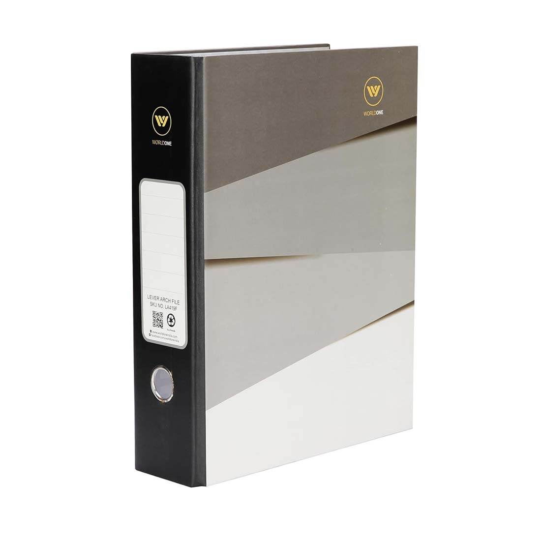 Worldone Paper Lever Arch File, 2.6mm Thick paper+paper hard board She ...
