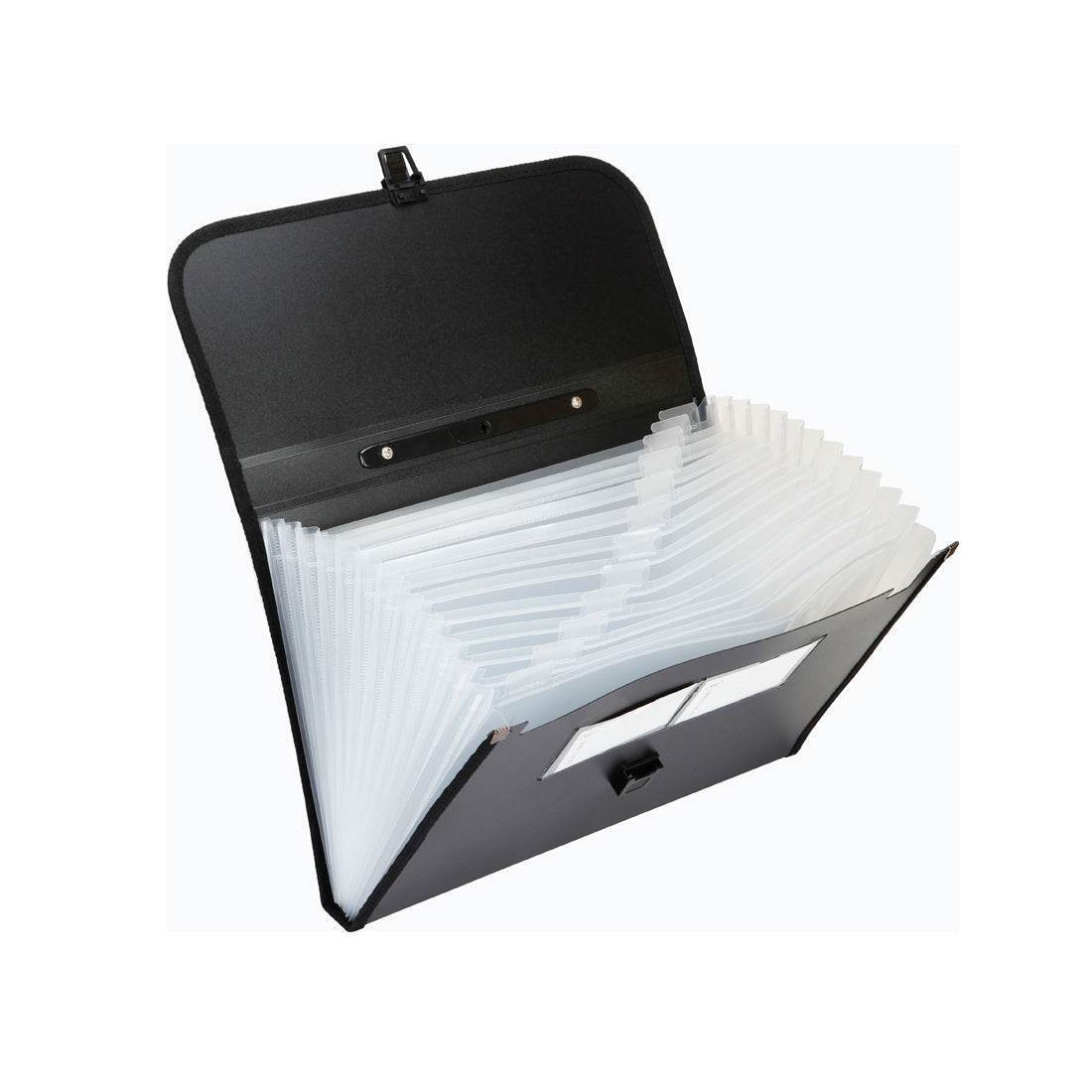 Worldone Expanding File Folder with Handle & Lock 13 Indexed Pocket fo ...