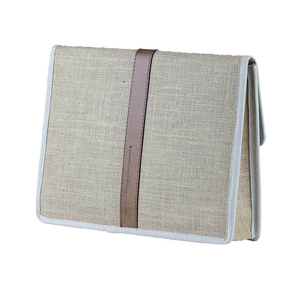 Worldone Eco Friendly Handcrafted Spacious, firm Jute Document Bag