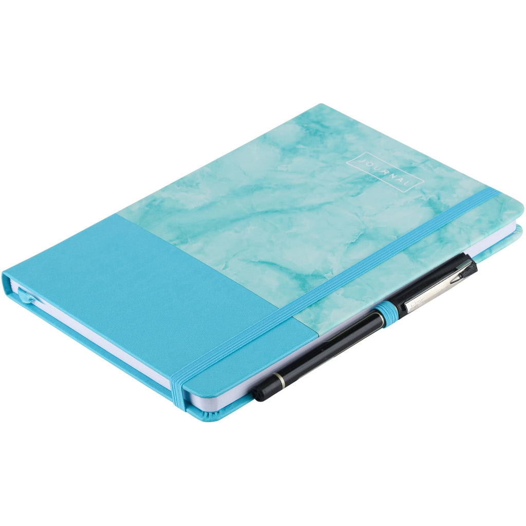 PU Cover Notebook With Elastic Closure and Pen Holder