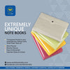 Worldone Magnetic Button Closure PU Notebook, A5 size, available in assorted colours as per availability