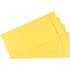 Worldone Super Yellow Laminated Resealable Envelopes, Made from 100 gsm Paper, Strong Pasting