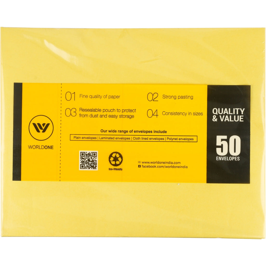 Super Yellow Laminated Envelope