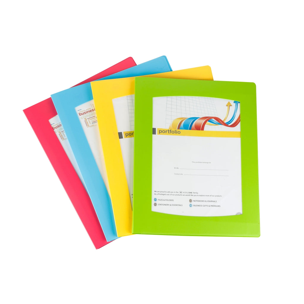 Presentation Folder with Plastic Clip
& front view pocket