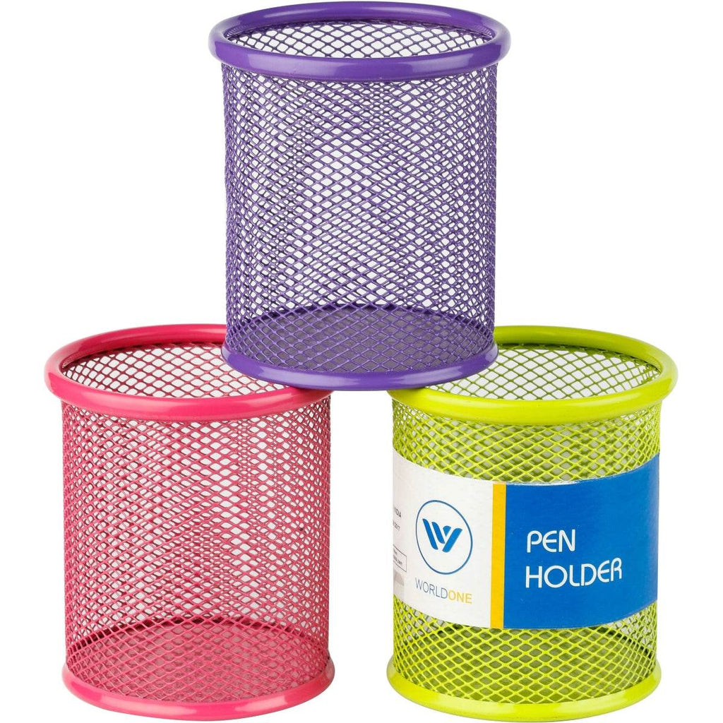 Pen Holder Metal Mesh - Worldone India Shoppe