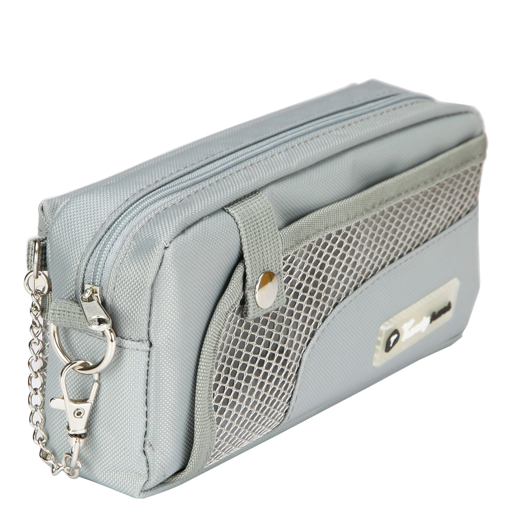 Extra Secure with Net Design Trendy Trunk | 2 Pouches Design | Pen Pencil Zipper Pouch | Multifunctional Case | Stationery Pouch | Detachable pouch with Pouch | Unique Design | Large Capacity | for boys, girls | Travelling needs | Packaging solution